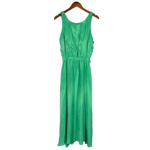 Topshop | Dresses | Topshop Ruffle Belted Floral Occasion Midi Dress In  Green | Poshmark